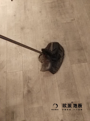 清理地板上的頭發，這效果...